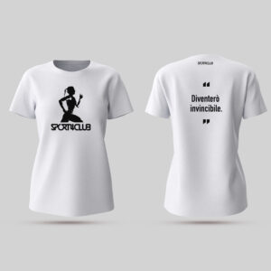T-Shirt Sport4Club "Diventerò invincibile"