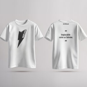T-Shirt Sport4Club "Implacabile come un fulmine"